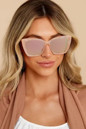 Becky IV Citrine Pearl Brown Gradient Polarized Sunglasses