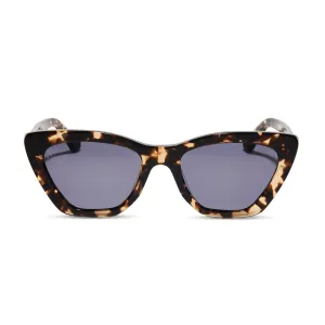 CAMILA - ESPRESSO TORTOISE   GREY SUNGLASSES