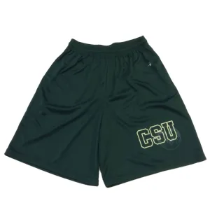 Colorado State Rams Badger Sport YOUTH Green Drawstring Athletic Shorts (M)