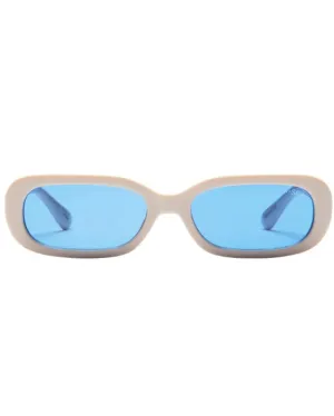 Del Rey Polarized Lens Sunglasses, Cream/Navy | I-SEA