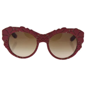 Dolce & Gabbana Dg 4267 2999/13 - Top Red/texture Tissue/ Brown Gradient By Dolce & Gabbana For Women - 53-20-140 Mm Sun