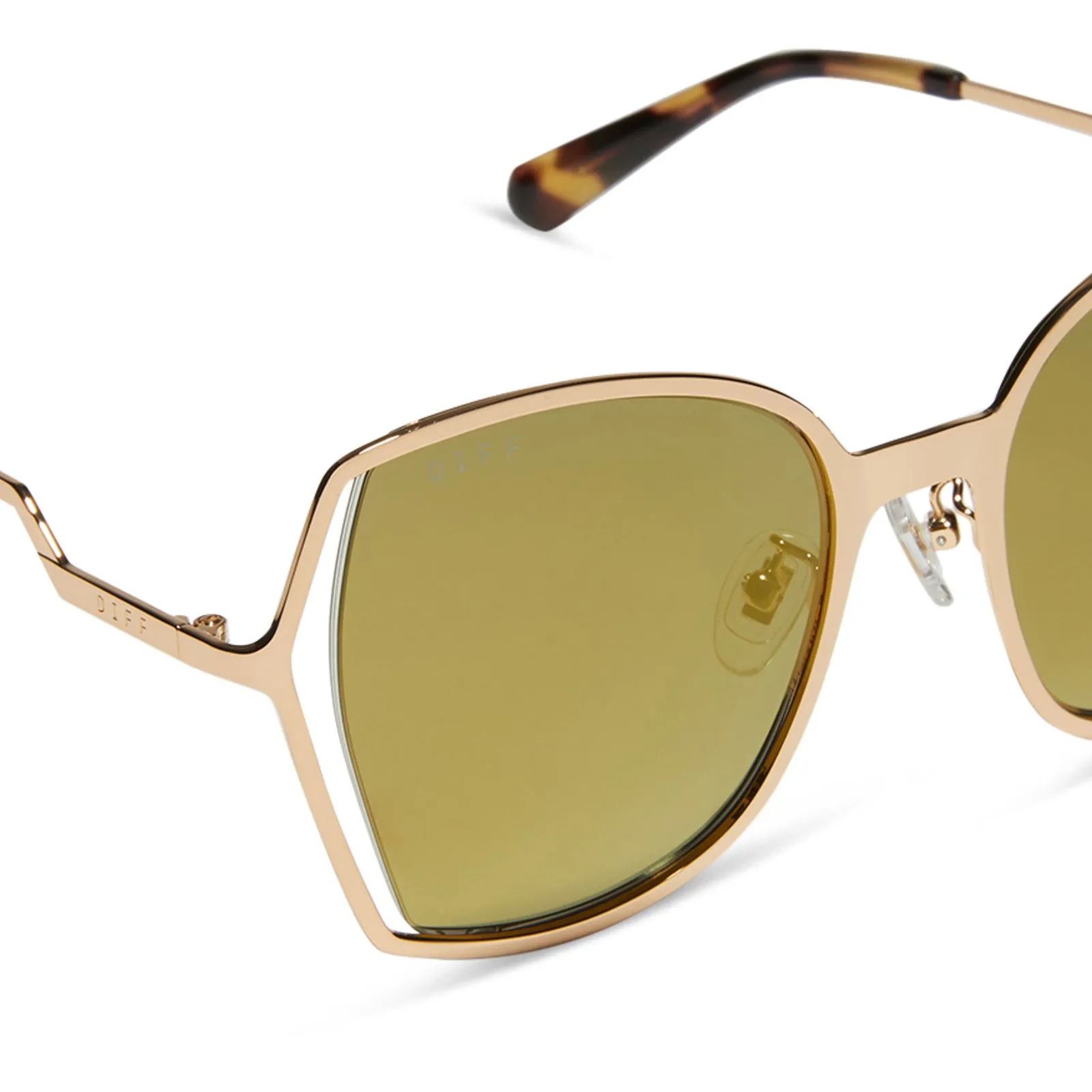 DONNA III - GOLD   MOSS MIRROR   POLARIZED SUNGLASSES