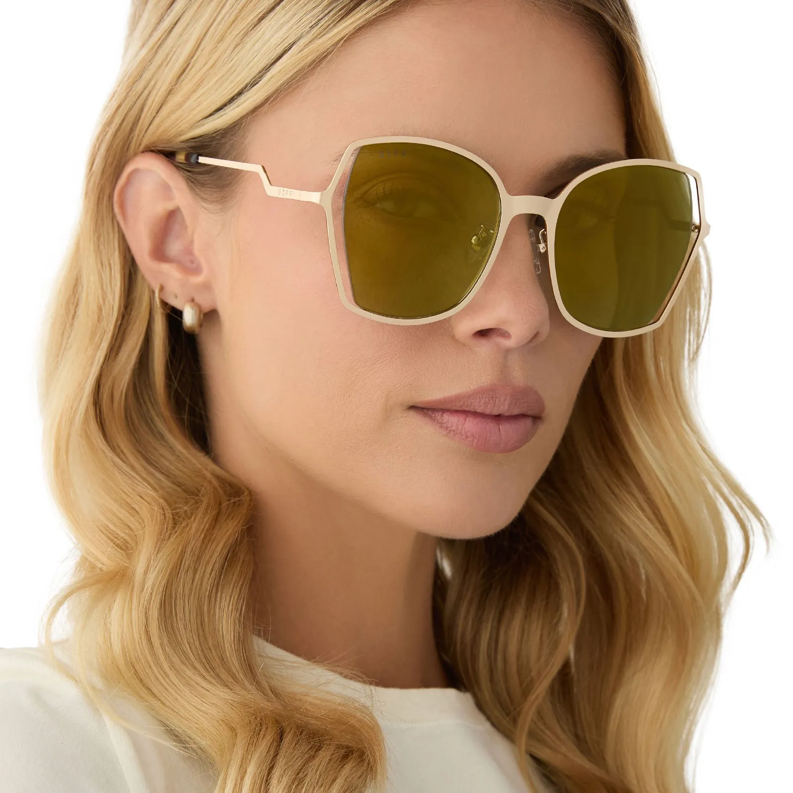 DONNA III - GOLD   MOSS MIRROR   POLARIZED SUNGLASSES