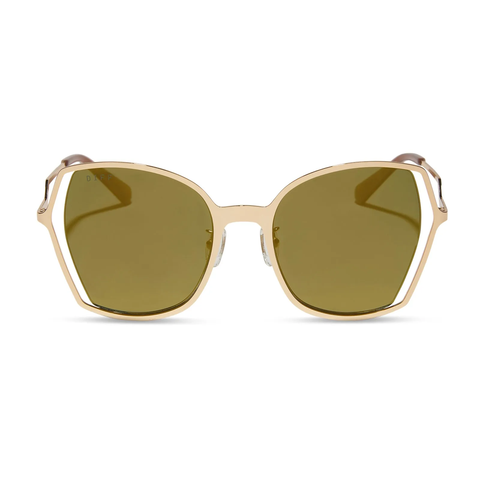 DONNA III - GOLD   MOSS MIRROR   POLARIZED SUNGLASSES