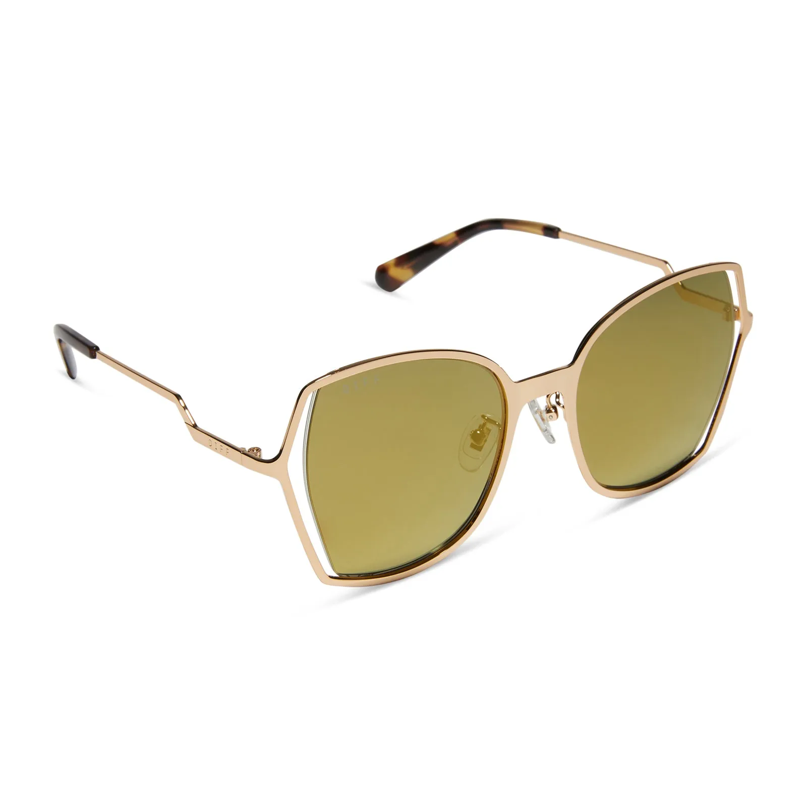 DONNA III - GOLD   MOSS MIRROR   POLARIZED SUNGLASSES