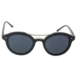 Giorgio Armani Ar 8007 5001/r5 Frames Of Life - Matte Black/azure By Giorgio Armani For Unisex - 46-21-140 Mm Sunglasses