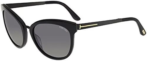 New Tom Ford Sunglasses Women TF 461 Black 02D Emma 56mm