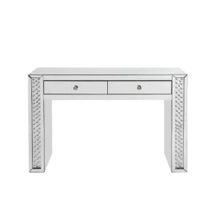 Nysa - Vanity Desk - Mirrored & Faux Crystals