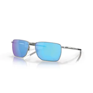 Oakley Ejector Color: Prizm Sapphire Lenses, Satin Chrome Frame