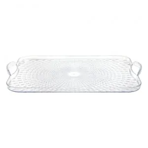 Pixel - 18" x 13" Tray w/Handles - Clear (Case Qty: 12)