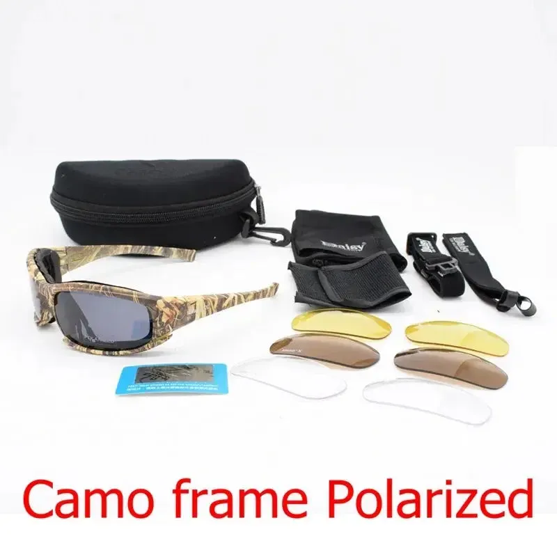 Polarized  Sunglasses Airsoft Tactical Glasses UV400 Outdoor Sport  Hiking Shooting Hiking Glasses