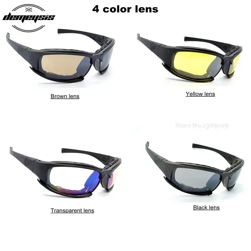 Polarized  Sunglasses Airsoft Tactical Glasses UV400 Outdoor Sport  Hiking Shooting Hiking Glasses