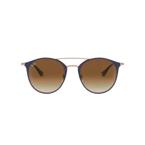 Ray Ban Dark Blue Sunglasses with Light Brown Gradient Lenses-RB_3546_917551_52mm