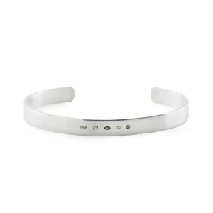 Silver Traditional Hallmark Bangle