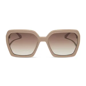 SLOANE - ALMOND   BROWN GRADIENT SUNGLASSES