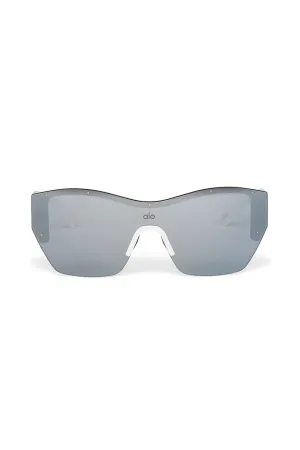 Stunner Sunglasses - Gunmetal/White