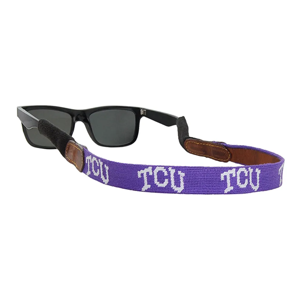 TCU Needlepoint Sunglass Straps