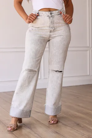 The Samantha White Straight Leg Jean