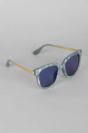 Wayfarer Style Granite Sunglasses